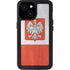 Poland Flag Distressed iPhone 15 Waterproof Case